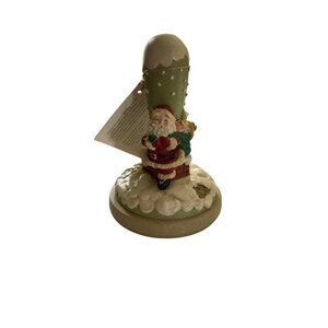 Vintage Brown Bag Santa Cookie Stamp Cookie Art Baking